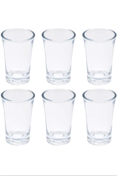 Kahve Yanı 6'lı Su Bardağı Tosca Shot Royaleks-TG-2022 - 2