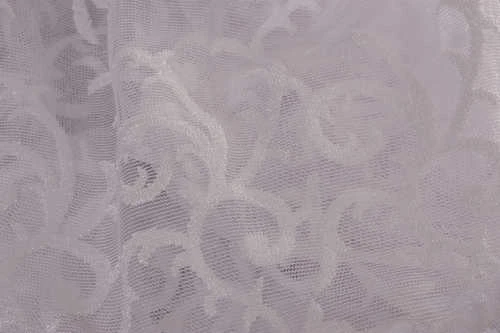 ŞAL MODEL KIRIK BEYAZ RENK TEK KANAT Hazır dikilmiş Pileli Fon Perde 300*260 cm - Resim 5