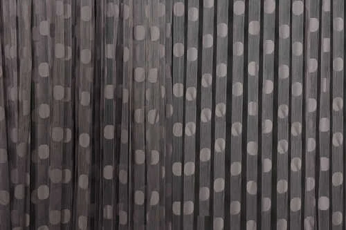 PUANLI MODEL GRİ RENK İP PERDE HAZIR DÜĞMELERİ DİKİLMİŞ İP PERDE 300*270 cm - Resim 5