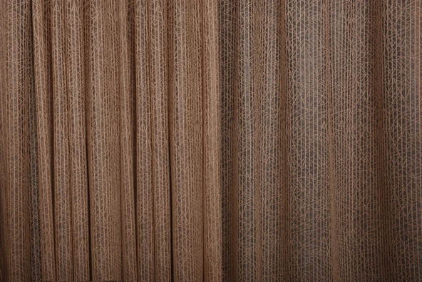 ÇİZGİLİ MODEL VİZON RENK TEK KANAT Hazır dikilmiş Pileli Fon Perde 300*260 cm - Resim 3