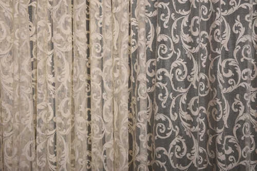 SULTAN 2 MODEL KREM RENK TEK KANAT Hazır dikilmiş Pileli Fon Perde 300*260 cm - Resim 3