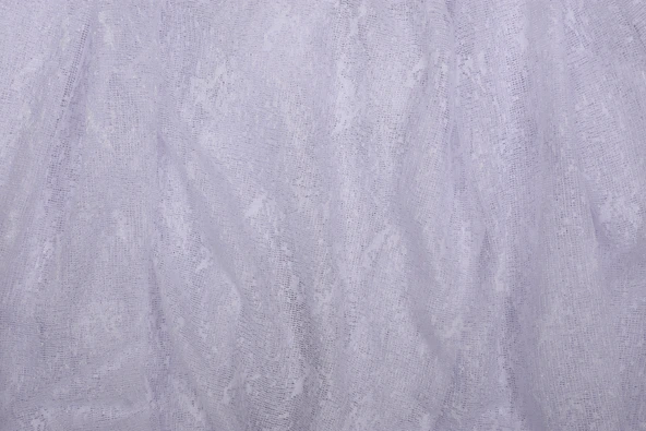 KUŞ  MODEL BEYAZ RENK TEK KANAT Dikilmiş Pileli Fon Perde 300*260 Cm - Resim 4