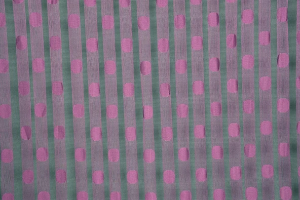 PUANLI MODEL MOR RENK HAZIR İP PERDE 300*270 cm - Resim 3