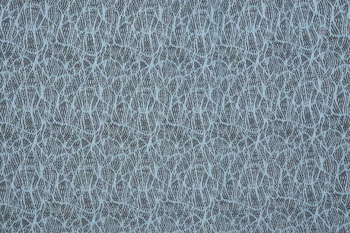 ÖRÜMCEK TÜL MAVİ RENK TEK KANAT Hazır dikilmiş Pileli Fon Perde 300*260 cm - Resim 3