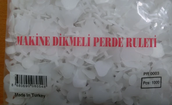 MAKİNE DİKMELİ PERDE DÜĞMESİ TÜL PERDE DÜĞMESİ (1000 ADET) ürün görseli