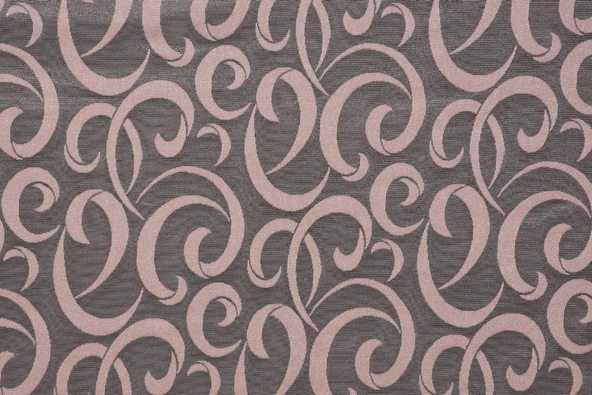 AY MODELİ PUDRA RENK TEK KANAT Hazır Dikilmiş Pileli Fon Perde 300*260 Cm ürün görseli 1