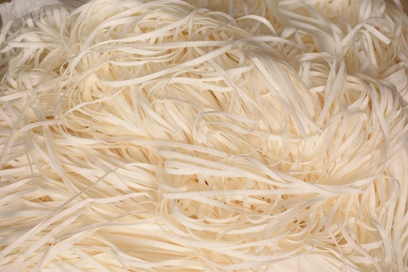 DÜZ İP  MODEL KREM RENK HAZIR İP PERDE 300*270 - Resim 6