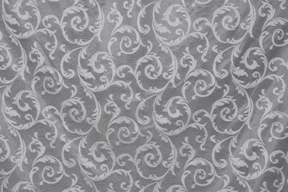 SULTAN 2 GRİ RENK TEK KANAT Hazır dikilmiş Pileli Fon Perde 75*260 cm - Resim 2