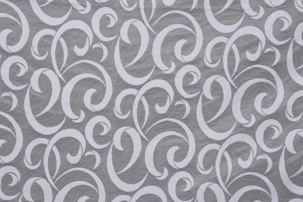 AY MODELİ BEYAZ RENK TEK KANAT Hazır Dikilmiş Pileli Fon Perde 300*260 Cm ürün görseli