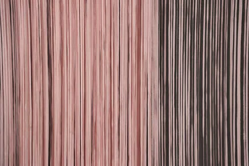 DÜZ İP  MODEL PUDRA RENK HAZIR İP PERDE 300*270 - Resim 3