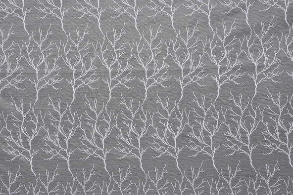 GRANİT MODEL BEYAZ RENK TEK KANAT Dikilmiş Pileli Fon Perde 300*260 Cm ürün görseli