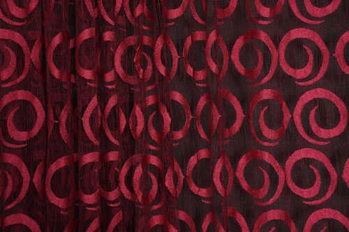 VAKKO ÇİFT RENK FUŞYA İP PERDE HAZIR DÜĞMELERİ DİKİLMİŞ İP PERDE 300*250 cm - Resim 3