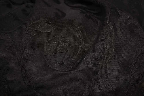 SULTAN 2 MODEL SİYAH RENK TEK KANAT Hazır dikilmiş Pileli Fon Perde 300*260 cm - Resim 5