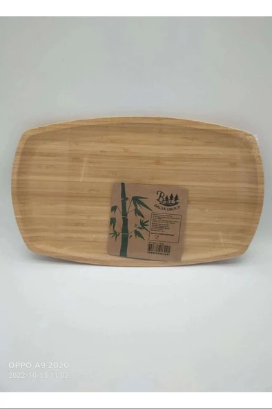 Bambu Kayık Sunum 33x20 Cm Royaleks-BLS KYK3320