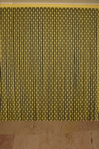 PUANLI MODEL CİVCİV SARISI RENK HAZIR İP PERDE 300*270 cm ürün görseli