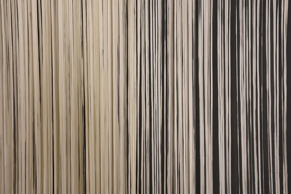 DÜZ İP  MODEL KREM RENK HAZIR İP PERDE 300*270 - Resim 7