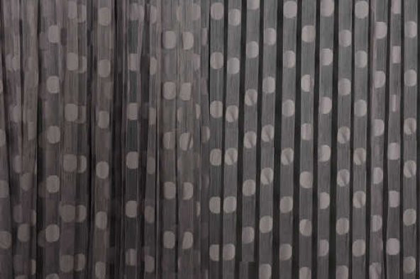 PUANLI MODEL GRİ RENK İP PERDE HAZIR DÜĞMELERİ DİKİLMİŞ İP PERDE 300*270 cm - 5