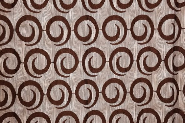 VAKKO  MODEL ACI KAHVE RENK İP PERDE HAZIR DÜĞMELERİ DİKİLMİŞ İP PERDE 300*270 cm - 5