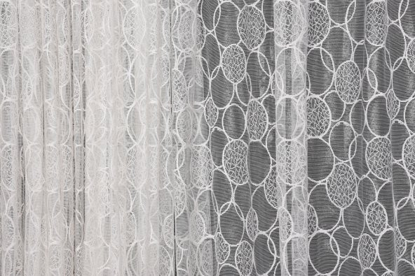 OLİMPİYAT KREM RENK TEK KANAT Dikilmiş Pileli Fon Perde 300*260 Cm - 5