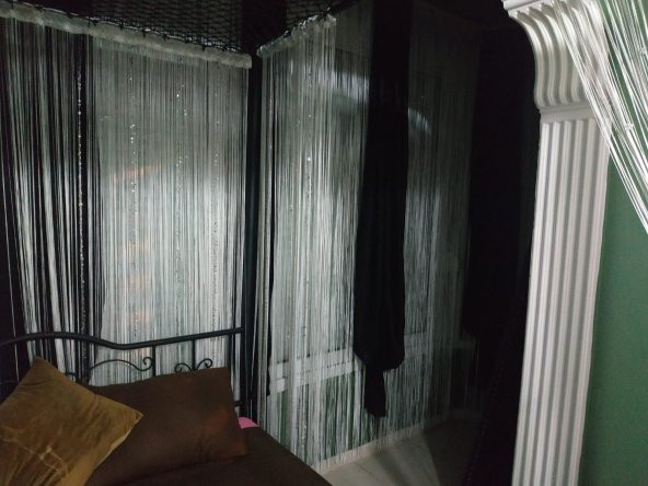 İP MODEL BEYAZ RENK İP PERDE 300*270 cm - 2 mm şerit - 6