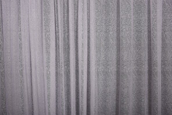 ÇİZGİLİ MODEL BEYAZ RENK TEK KANAT Hazır dikilmiş Pileli Fon Perde 300*260 cm - 3