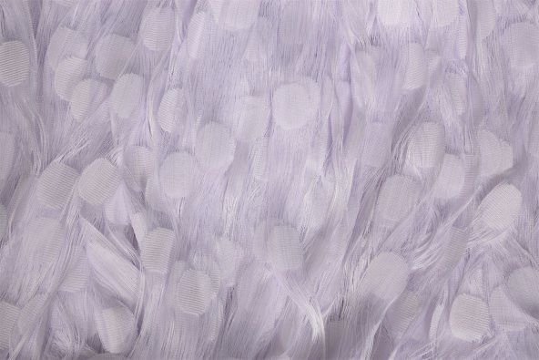 PUANLI MODEL BEYAZ RENK HAZIR İP PERDE 300*270 cm - 5