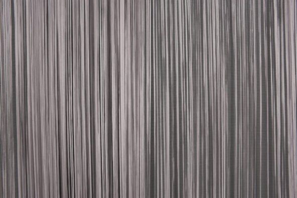DÜZ İP  MODEL GRİ RENK HAZIR İP PERDE 300*270 - 7