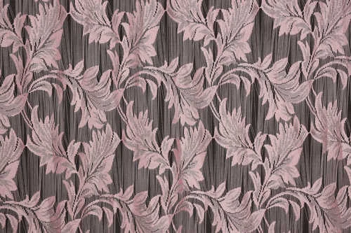 YAPRAK  MODEL PEMBE RENK İP PERDE HAZIR DÜĞMELERİ DİKİLMİŞ İP PERDE 300*270 cm - Resim 4