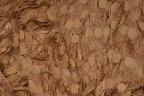 PUANLI MODEL GOLD RENK HAZIR İP PERDE 300*270 cm - Resim 6