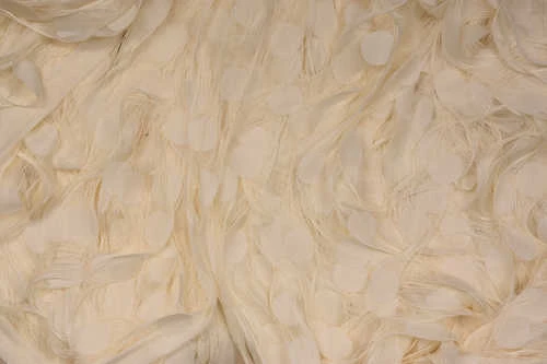 PUANLI MODEL KREM RENK HAZIR İP PERDE 300*280 cm - Resim 6