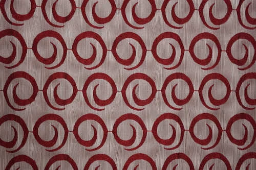 VAKKO ÇİFT RENK KIRMIZI İP PERDE HAZIR DÜĞMELERİ DİKİLMİŞ İP PERDE 300*250 cm - Resim 4