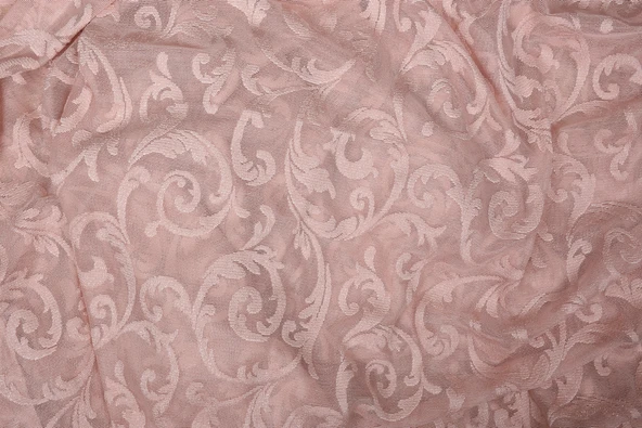 SULTAN 2 PUDRA RENK TEK KANAT Hazır dikilmiş Pileli Fon Perde 75*260 cm - Resim 7