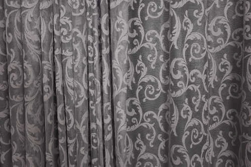 SULTAN 2 MODEL GRİ RENK TEK KANAT Hazır dikilmiş Pileli Fon Perde 300*260 cm - Resim 3