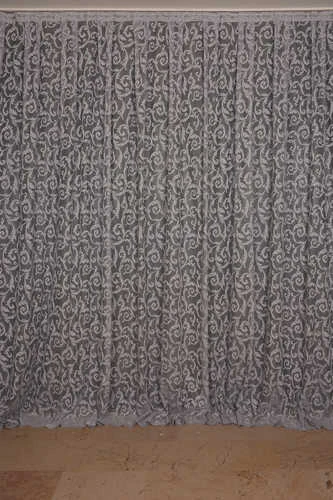 SULTAN 2 MODEL GRİ RENK TEK KANAT Hazır dikilmiş Pileli Fon Perde 300*260 cm ürün görseli