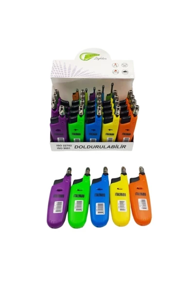 Uzayabilir & Doldurulabilir Renkli Mutfak Çakmağı (1 ADET) Royaleks-KA111-0440 - Resim 2