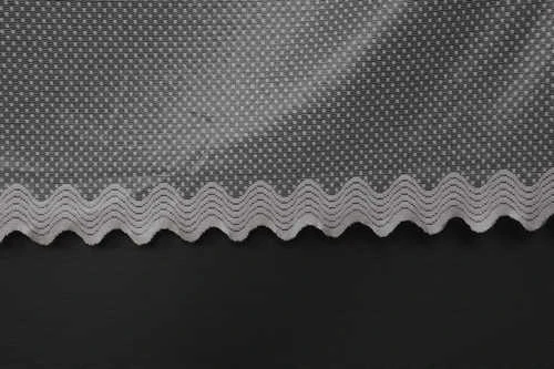 SIK NOKTALI MODEL KREM RENK TEK KANAT Hazır Pileli Fon Perde 300*260 - Resim 3