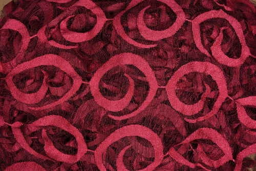 VAKKO ÇİFT RENK FUŞYA İP PERDE HAZIR DÜĞMELERİ DİKİLMİŞ İP PERDE 300*250 cm - Resim 5