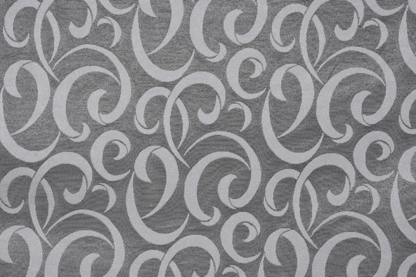 AY MODELİ GRİ RENK TEK KANAT Hazır Dikilmiş Pileli Fon Perde 300*260 Cm ürün görseli