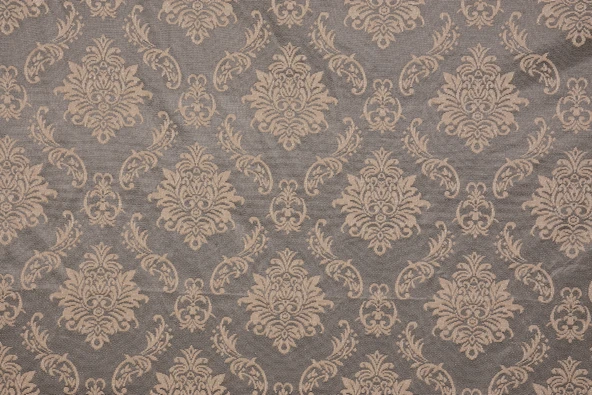 DAMAKS VİZON RENK TEK KANAT Hazır dikilmiş Pileli Fon Perde 75*260 cm - Resim 2