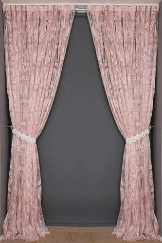 KILINÇ MODEL PUDRA RENK TEK KANAT Hazır Pileli Fon Perde 300*260 - Resim 8