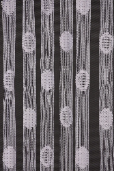 KÜÇÜK PUANLI MODEL BEYAZ RENK HAZIR İP PERDE 300*270 cm - Resim 3