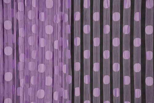 PUANLI MODEL LİLA RENK HAZIR İP PERDE 300*280 cm - Resim 5