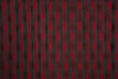 PUANLI MODEL BORDO RENK İP PERDE HAZIR DÜĞMELERİ DİKİLMİŞ İP PERDE 300*270 cm - Resim 3