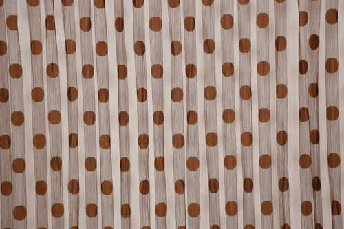 PUANLI MODEL ACI KAHVE RENK HAZIR İP PERDE 300*280 cm - Resim 2