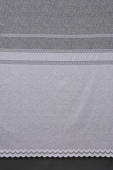 X MODEL BEYAZ RENK TEK KANAT Dikilmiş Pileli Fon Perde 300*260 Cm ürün görseli