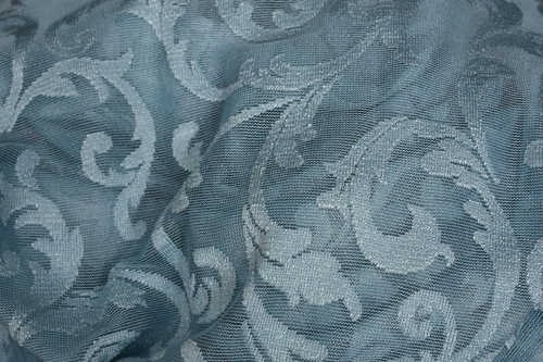 SULTAN 2 MODEL MAVİ  RENK TEK KANAT Hazır dikilmiş Pileli Fon Perde 300*260 cm - Resim 5