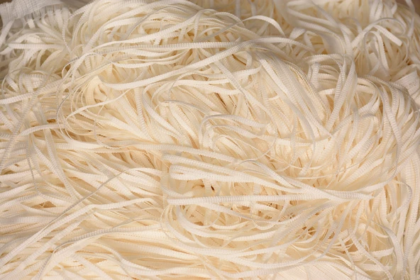 İP MODEL KREM RENK İP PERDE 300*270 cm - 2 mm şerit - Resim 2