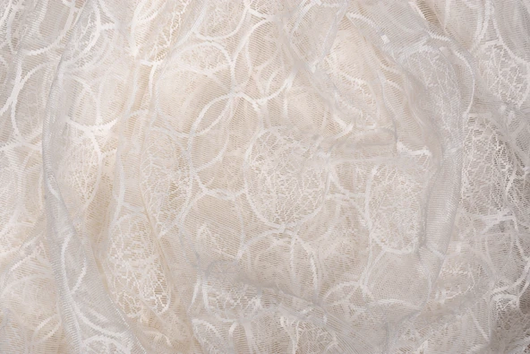 OLİMPİYAT KREM RENK TEK KANAT Dikilmiş Pileli Fon Perde 300*260 Cm - Resim 3