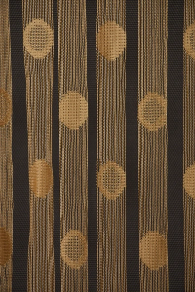 KÜÇÜK PUANLI MODEL GOLD RENK HAZIR İP PERDE 300*280 cm - Resim 3