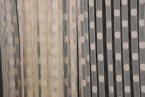 PUANLI MODEL KREM RENK HAZIR İP PERDE 300*280 cm - Resim 5